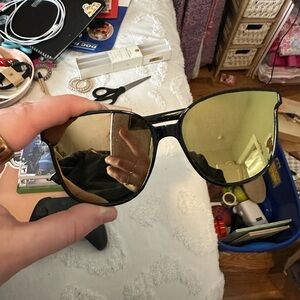 Stylish Black and Gold Sunglasses